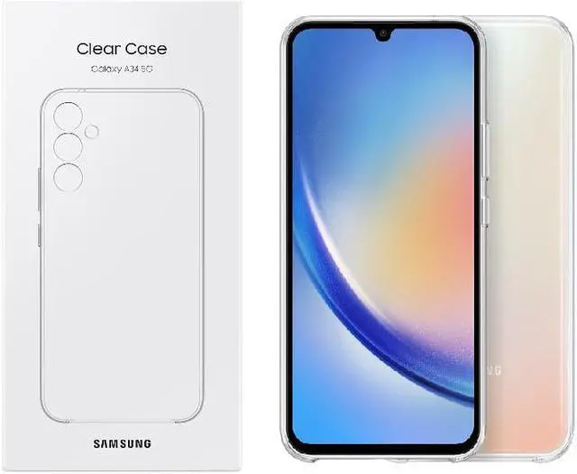 Main image of Original Samsung Official Galaxy A34 5G Clear Case (EF-QA346)