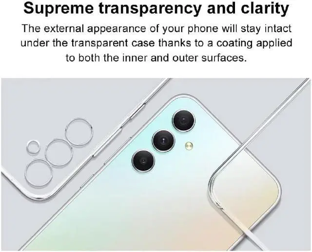 Alt view image 6 of 7 - Original Samsung Official Galaxy A34 5G Clear Case (EF-QA346)