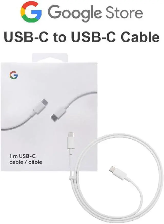 Alt view image 4 of 7 - Original Google Official USB-C to USB-C Cable (GV4U8) - 1m