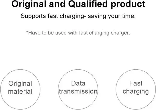 Alt view image 5 of 7 - Original Samsung Official EP-DG930 USB-A to USB-C Charging Cable 1.5M (2 Pack) - Black