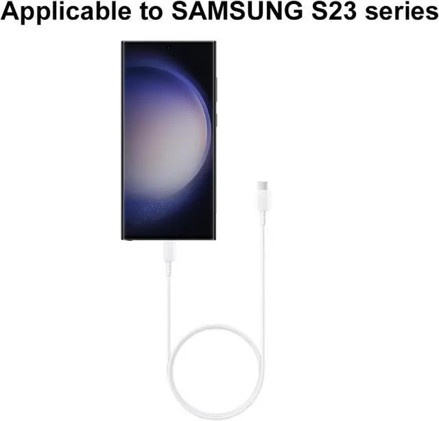 Alt view image 6 of 7 - Original Samsung Official EP-DA705 3A Dual Type C Cable - 1m for S23 Series