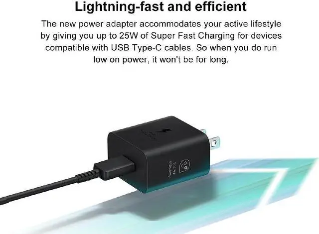 Alt view image 5 of 7 - Original Samsung EP-T2510 Official 25W PD Power Adapter (New) - White