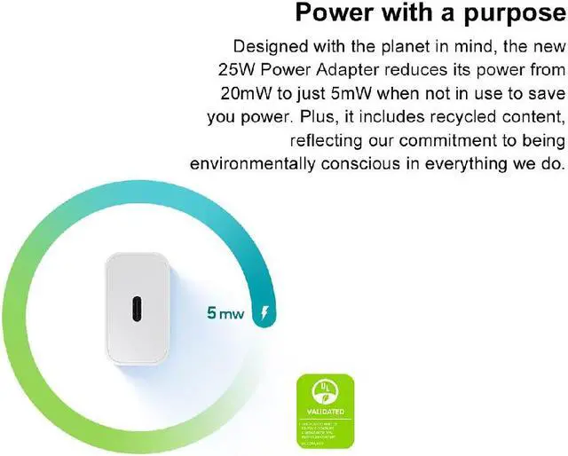 Alt view image 7 of 7 - Original Samsung EP-T2510 Official 25W PD Power Adapter (New) - White