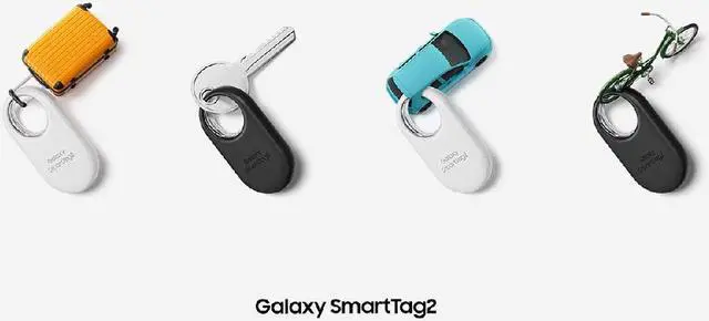Alt view image 5 of 7 - Original Samsung Official Galaxy SmartTag2, Bluetooth Tracker, 1 Pack (EI-T5600) - White