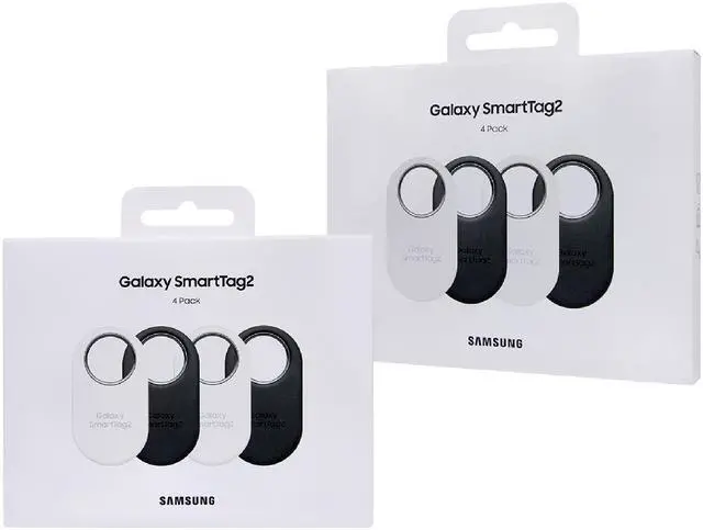 Alt view image 2 of 6 - Original Samsung Official Galaxy SmartTag2, Bluetooth Tracker, 4 Pack (EI-T5600K)