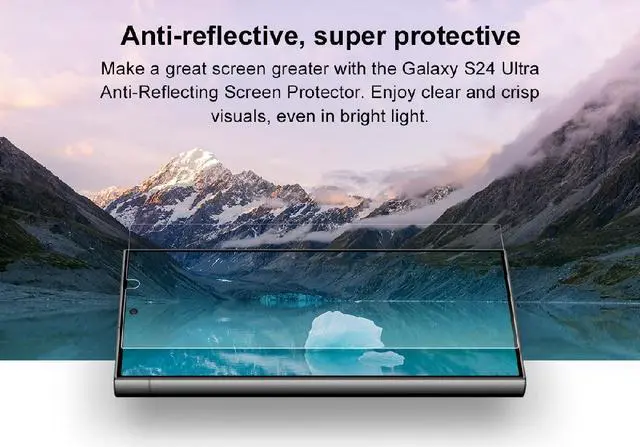 Alt view image 5 of 7 - Original Samsung Galaxy S24 Ultra Anti-Reflecting Screen Protector (EF-US928)