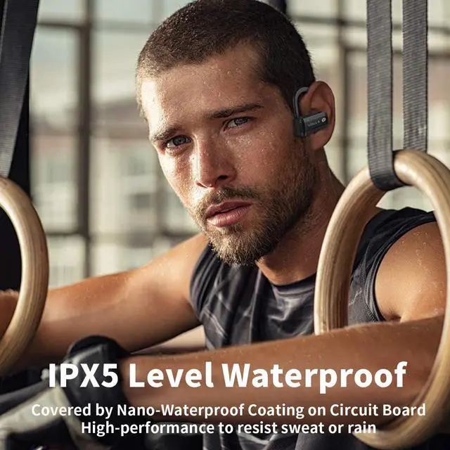 Alt view image 3 of 7 - VISLLA S7 Bluetooth Earphones,True Wireless Earbuds,11 hours Super long music time,Wireless Hifi Stereo Heavy Bass,Sweatproof,Low Latency,Zipper bag Charging case,Stable over-ear for Workout/Running