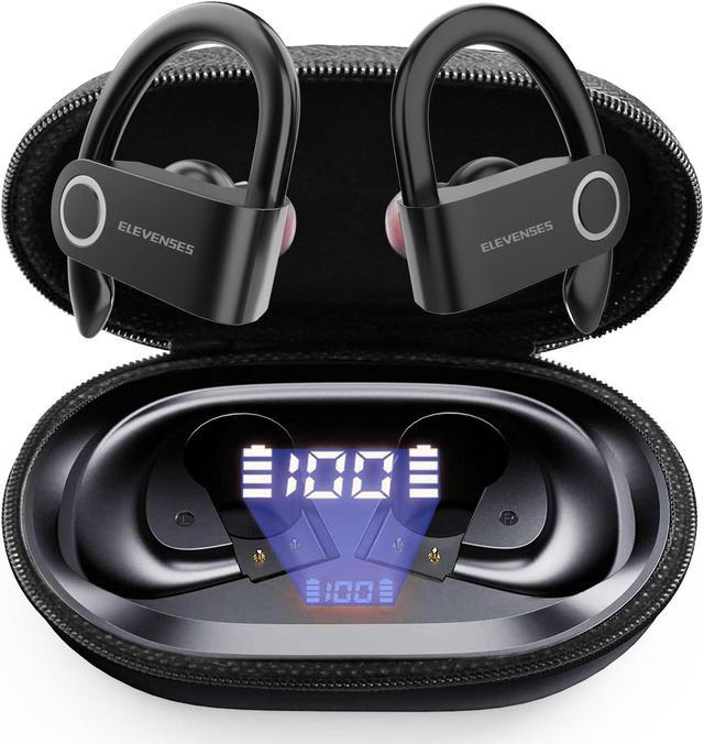 Wireless earbuds,Bluetooth earbuds with mic,T7 PRO Bluetooth headphones,11  hrs long music time,Hifi Stereo Heavy Bass,Sweatproof,Low Latency,Zipper