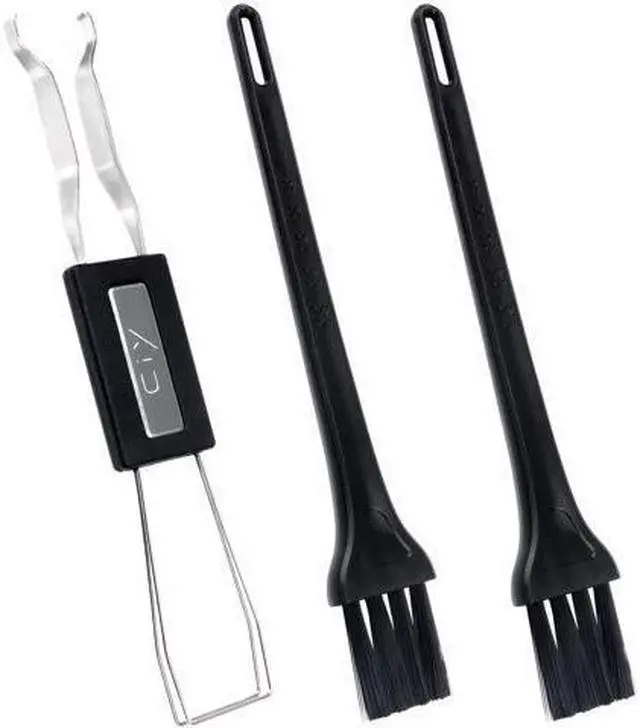 Main image of DIXSG Keycap Puller Switch Puller Stainless Steel Keycap Removal Tool with 2 Pcs Keyboard Cleaning Brush for Mechanical Keyboard