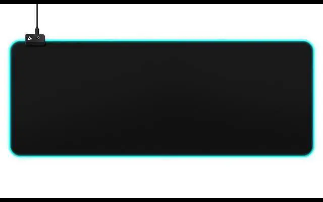 Main image of DIXSG RGB Gaming Mouse Pad Large (31.5×11.8×0.15in) Thick Extended LED Mousepad with Customizable 16.8 Million Colors, 10 Preset Lights, Spill-Resistant Smooth Surface KM-P