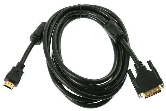 Alt view image 3 of 3 - DIXSG RC-10-HDM-DVM-BK - 10-Foot HDMI to DVI Cable (24 + 1-Pin)