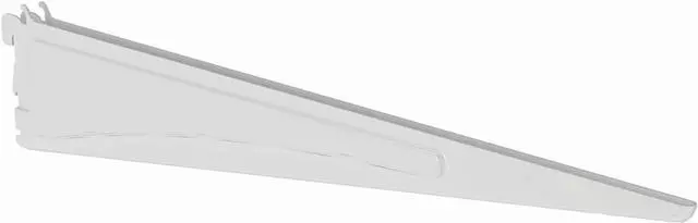 Main image of Closetmaid 2854 Shelftrack 16 inch Locking Shelf Bracket White