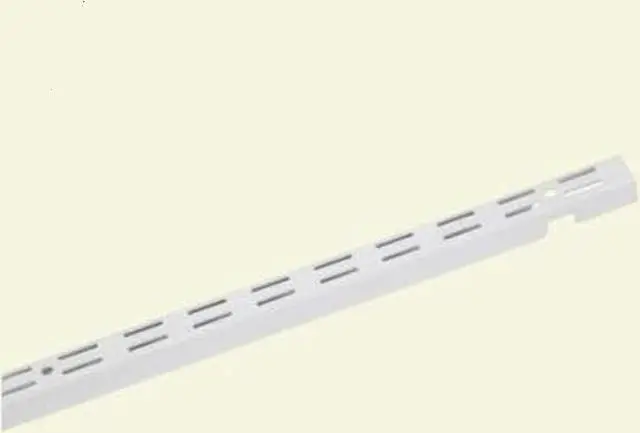 Alt view image 3 of 3 - Closetmaid 281200 84-Inch White Wall Shelf Track