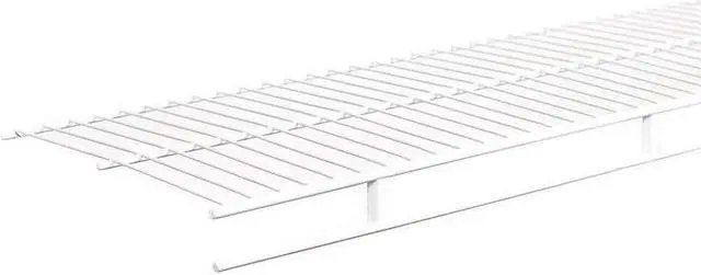 Alt view image 2 of 6 - ClosetMaid 1361 Shelf and Rod Wire Shelf, 6-Feet X 12-Inch, White