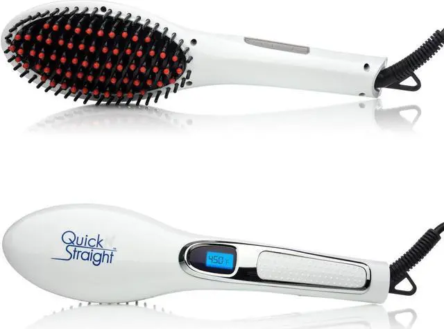 Alt view image 5 of 6 - Seen On TV Quick N Straight Women's Electric Hair Brushes Ultra Ion Ceramic Straightening Brush
