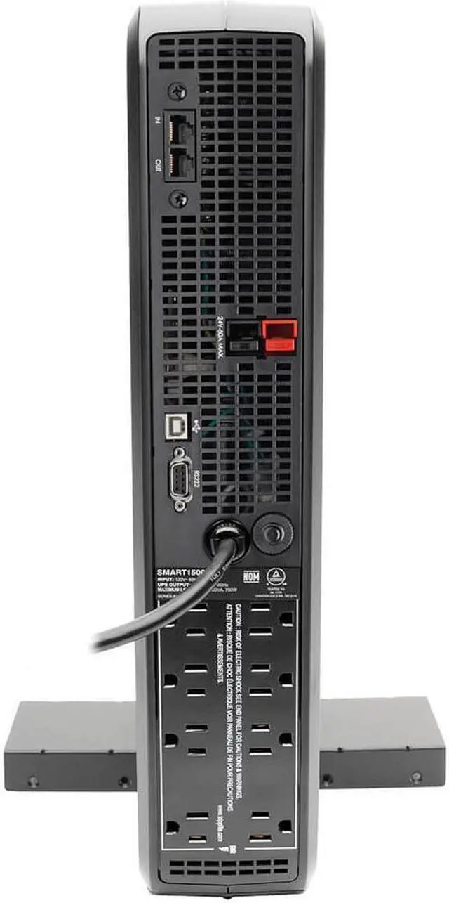 Alt view image 3 of 4 - Tripp Lite SMART1500LCDXL 1500VA Smart UPS Back Up 900W Rack-Mount Tower LCD
