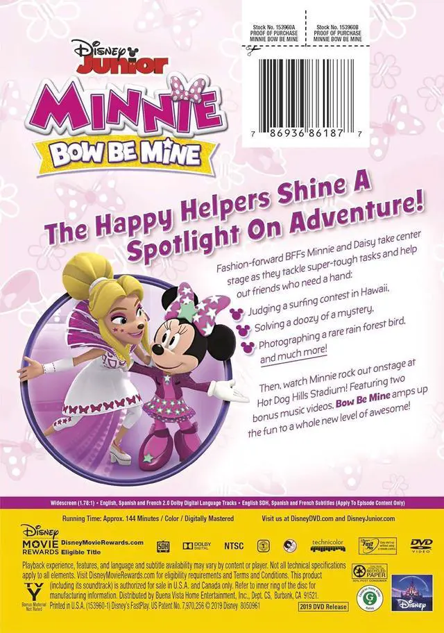 Alt view image 4 of 4 - Disney Minnie: Bow Be Mine DVD