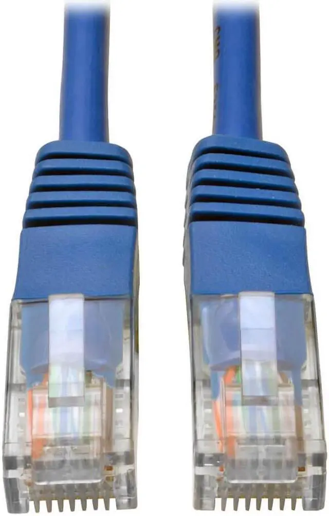 Main image of Tripp Lite 1ft Cat5e Blue Patch Cable Molded 350mhz N002-001-BL
