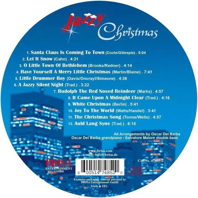 Alt view image 2 of 6 - DEL Jazzy Christmas Audio CD in Collector's Tin