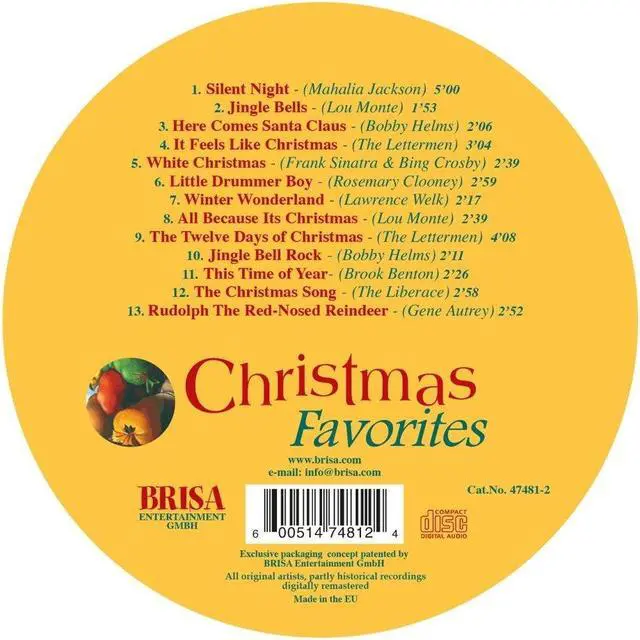 Alt view image 2 of 6 - Various Artists Christmas Favorites -(CD, Various Artists, 1997-08-18, Tin Case)