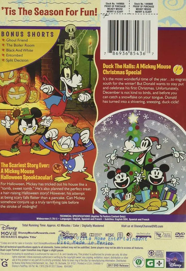 Alt view image 2 of 6 - Disney Mickey Mouse: Merry & Scary