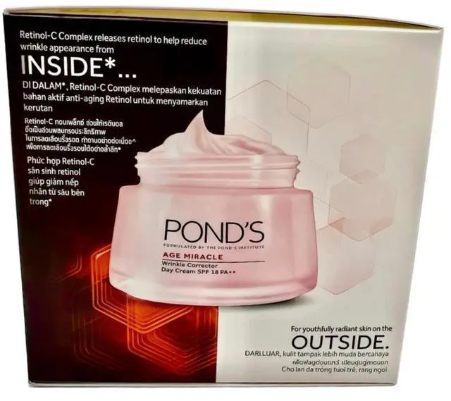 Alt view image 3 of 6 - Ponds Age Miracle Wrinkle Corrector Day Cream SPF18 PA Plus Plus 50g Anti Aging