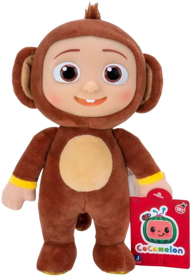 Alt view image 4 of 5 - Jazwares Cocomelon Animal Plush Toys Set of 3 Lion Monkey Giraffe JJ Dolls Soft 8" New