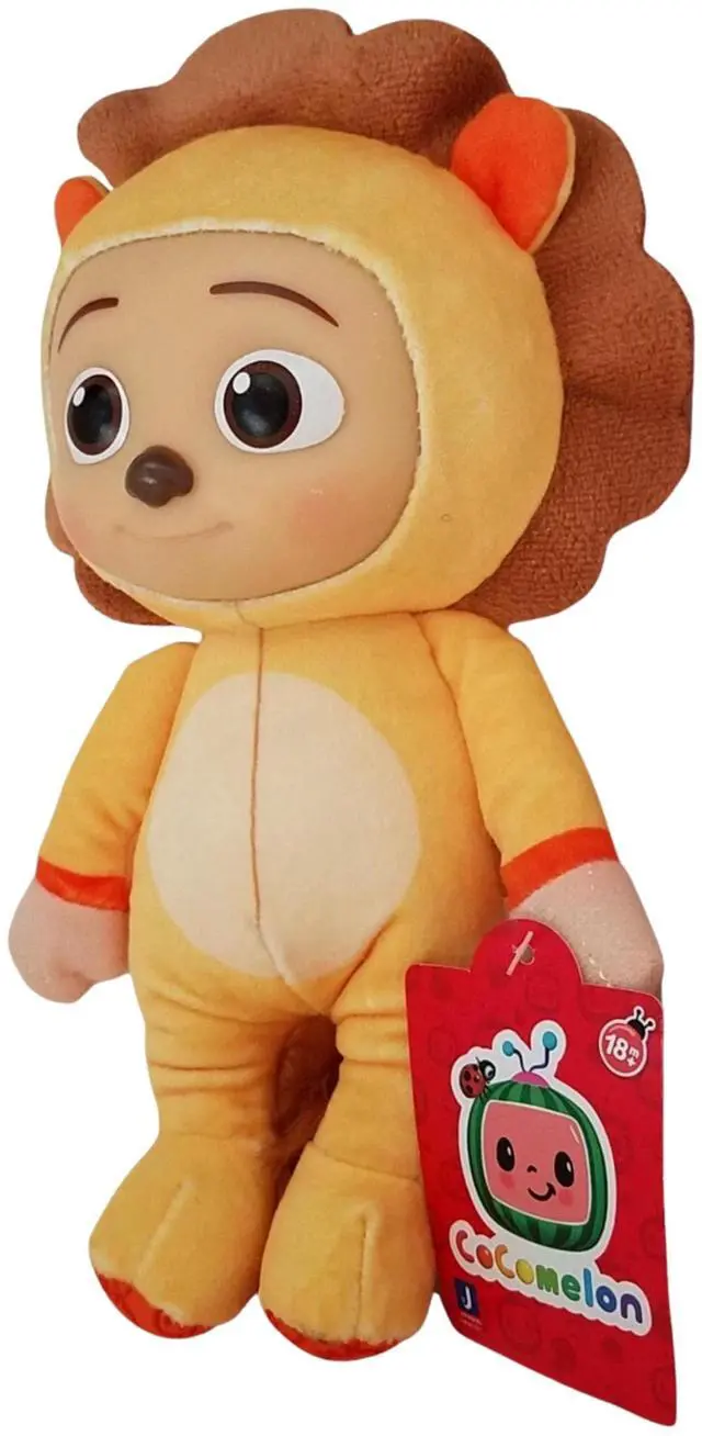 Alt view image 2 of 6 - Jazwares Cocomelon JJ Lion Costume Plush Toy 8 Soft Stuffed Doll with Tags for Toddlers