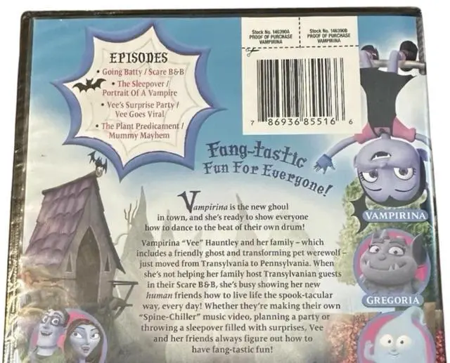Alt view image 3 of 4 - Disney Junior Vampirina DVD | Animated Childrens Series with Fun Episodes & Bonus Features | Family-Friendly Entertainment