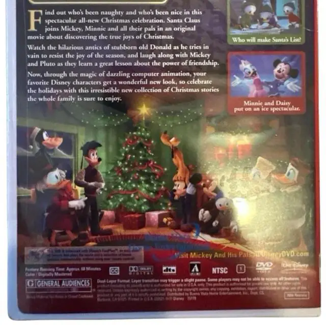 Alt view image 4 of 4 - Disney Mickeys Twice Upon a Christmas DVD | Family Holiday Animated Movie Collection | Christmas Stories for Kids
