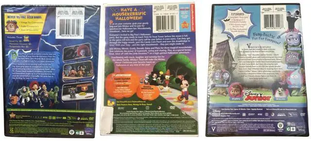 Alt view image 2 of 4 - Disney DVD | Toy Story of Terror, Mickeys Treat, Vampirina | Family Kids Animated Movie Collection Lot of 3
