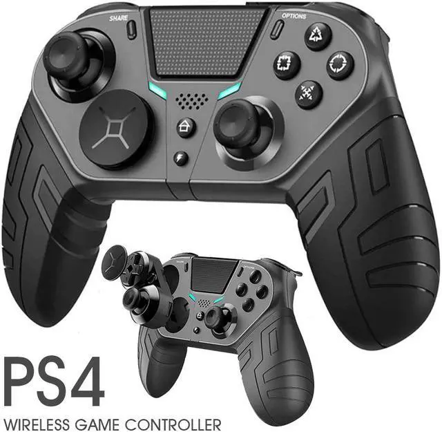Main image of WISDUM Wireless Game Gamepad For PS4 Elite/Slim/Pro Dualshock 4 Controller With Programmable Back Button Support Turbo