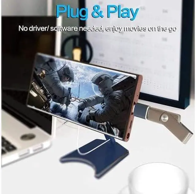 Alt view image 4 of 7 - WISDUM USB C to USB Adapter 2 Pack USB-C to USB 3.0 Adapter USB Type-C to USB Thunderbolt 3 to USB 3.0 Adapter Compatible with MacBook Pro 2019/2018/2017 MacBook Air 2020 and More Type C Devices