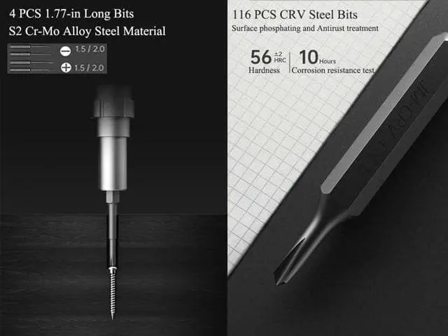 Alt view image 5 of 7 - WISDUM 145 Piece High Quality Precision Screwdriver Set Computer Repair Tool Kits Electronics Maintenance Tools for iPhone iPad Cell Phone Tablet PC Laptop Computer Clock Watch