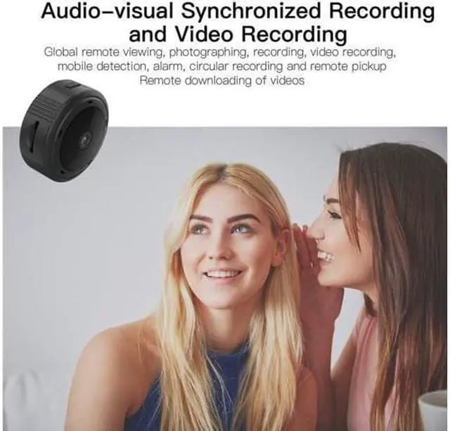 Alt view image 5 of 7 - WISDUM Spy Camera Wireless Hidden Mini WiFi Camera 1080P HD Smallest Security Cameras for Home Car Office with Wide Angle Video Recorder Night Vision Loop Recording APP Support W10