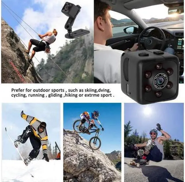 Alt view image 5 of 7 - WISDUM Mini Spy Hidden Camera with 32G TF Card HD 1080P Audio Video Recording Night Vision Motion Detection Surveillance Small Dog Camera Nanny Cam Baby Monitor Home Security Camera