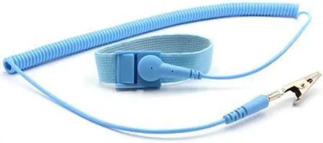 Main image of WISDUM 2 Pcs Strap Antistatic Wristband Bracelet With Extendable Long Cord Grounding Wire Alligator Clip Anti Static Wrist Strap