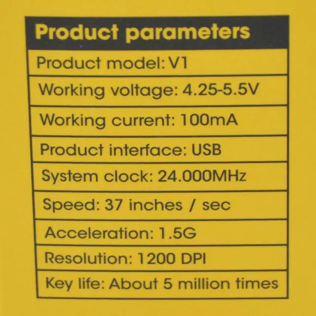 Alt view image 5 of 5 - USB 2.0 Wired Optical Mouse Home Office Business Notebook Desktop Computer Flat Gaming mouse  Brand T-WOLF