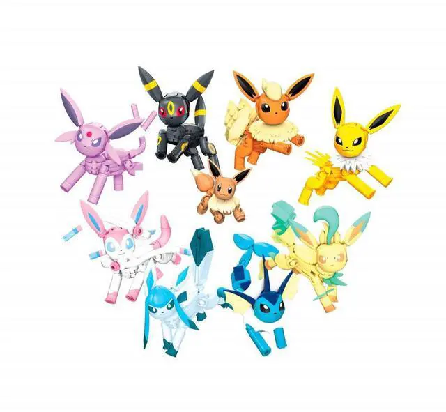 Alt view image 3 of 9 - Mega Constrax Pokémon Eevee Evolution Collection block 470 pieces GFV85