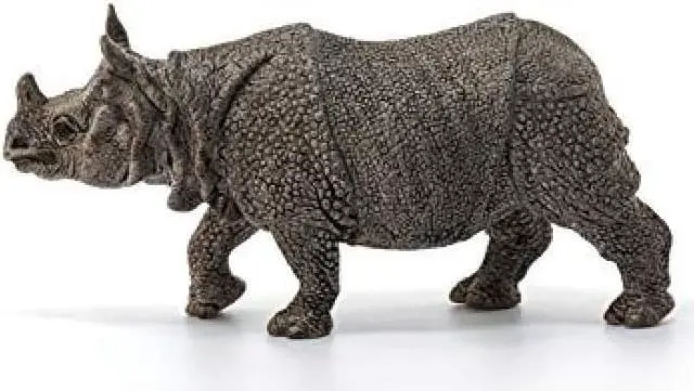 Alt view image 4 of 5 - SCHLEICH Wild Life, Animal Figurine, Animal Toys for Boys and Girls 3-8 Years Old, Indian Rhinoceros