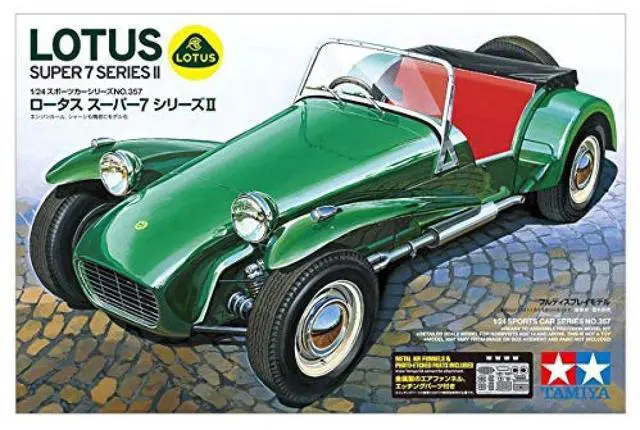 Alt view image 7 of 7 - Tamiya 1/24 Sports Car Series No.357 Lotus Super 7 Series yl Plastic Model 24357