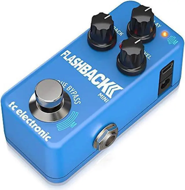 Alt view image 3 of 6 - tc electronic Digital Delay Pedal TonePrint Compatible Studio Grade Algorithm MASH Footswitch Crystal Delay True Bypass Buffer Built-in FLASHBACK 2 MINI DELAY