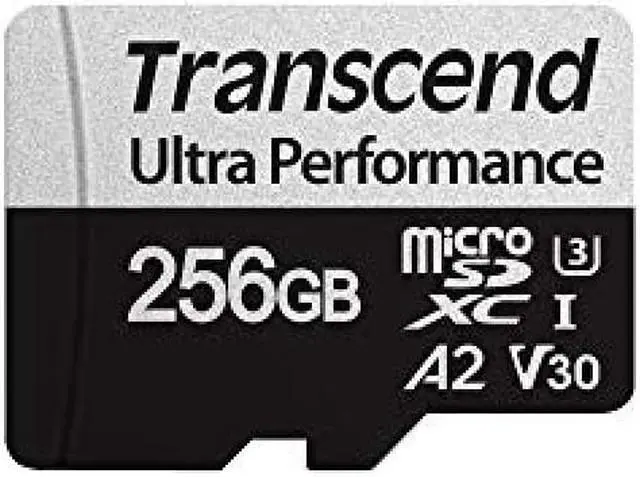 Alt view image 6 of 20 - transcend 256gb microsdxc 340s high performance memory card uhs- i, u3, v30, a2, 4k, full hd - ts256gusd340s