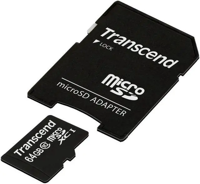 Alt view image 7 of 10 - 64GB microSDXC Class 10 w/ adapter