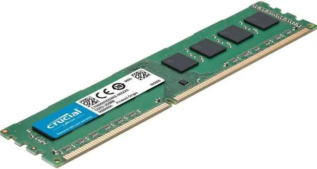 Alt view image 6 of 11 - Crucial 16GB (2 x 8GB) 240-Pin DDR3 SDRAM DDR3L 1600 (PC3L 12800) Desktop Memory Model CT2K102464BD160B