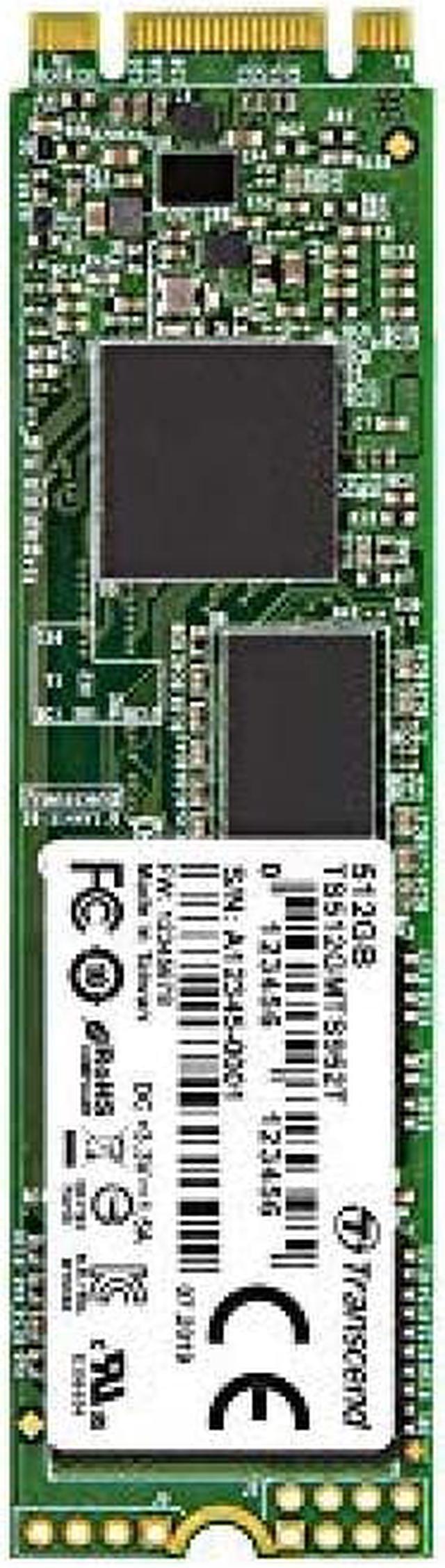 Transcend Japan Commercial/Industrial Embedded M.2 2280 SSD 512GB SATA3 B+M  Key 3KPE Cycle 3D TLC NAND Heavy Duty TS512GMTS952T
