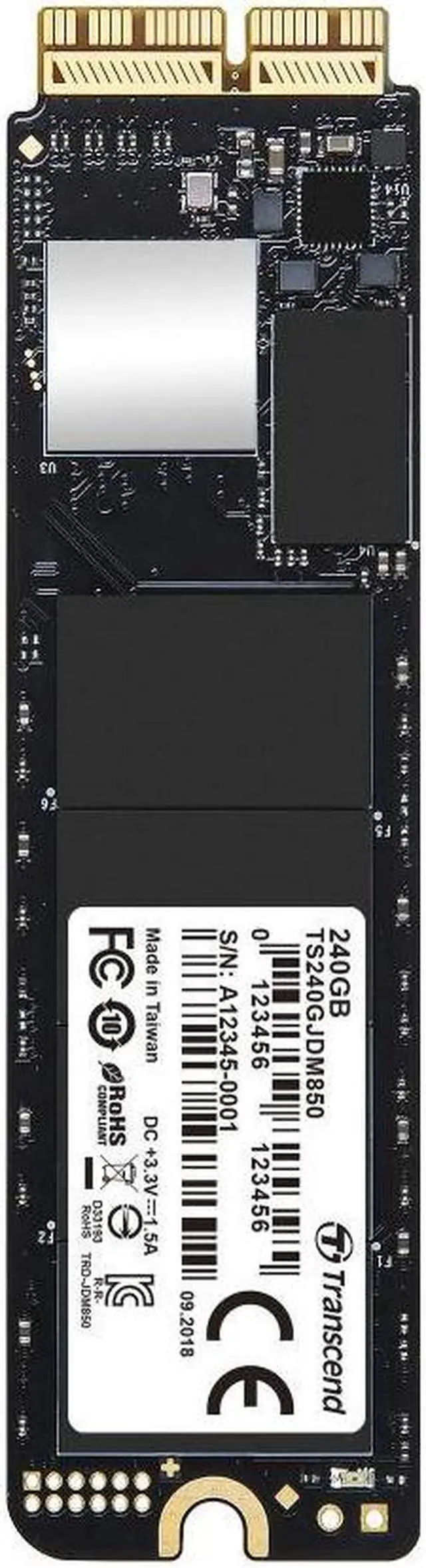 Alt view image 9 of 12 - *240GB JETDRIVE 850 PCIE SSD FOR MAC
