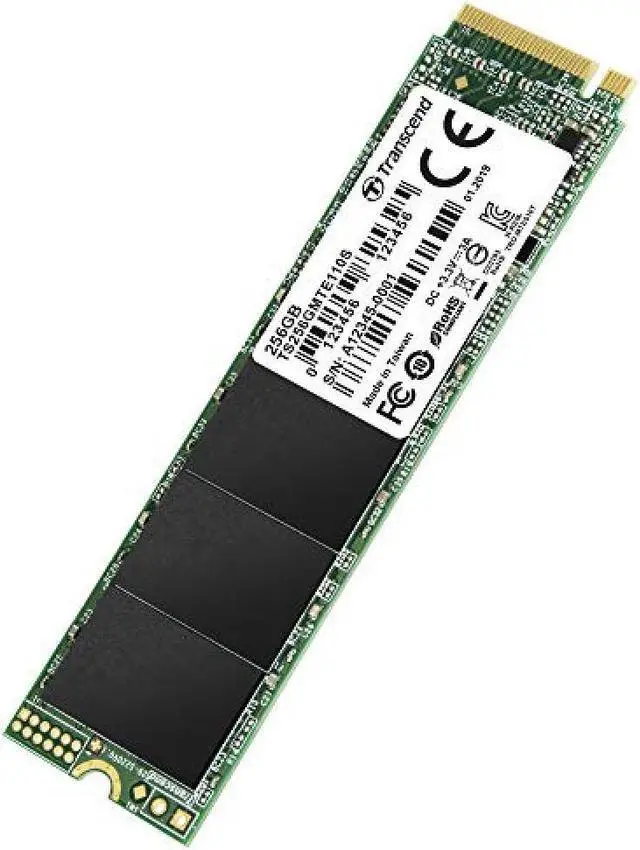 Alt view image 13 of 13 - transcend 256gb nvme pcie gen3 x4 mte110s m.2 ssd solid state drive ts256gmte110s