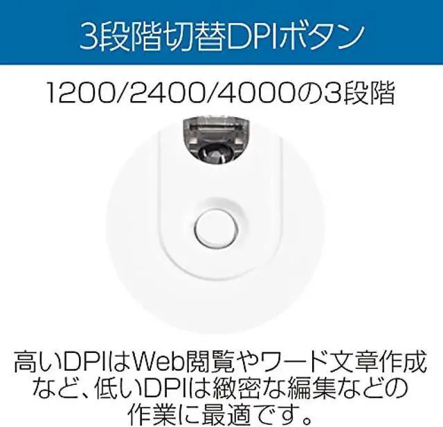 Alt view image 5 of 7 - Kensington Kensington SureTrack(TM) Dual Wireless Mouse White K75353JP