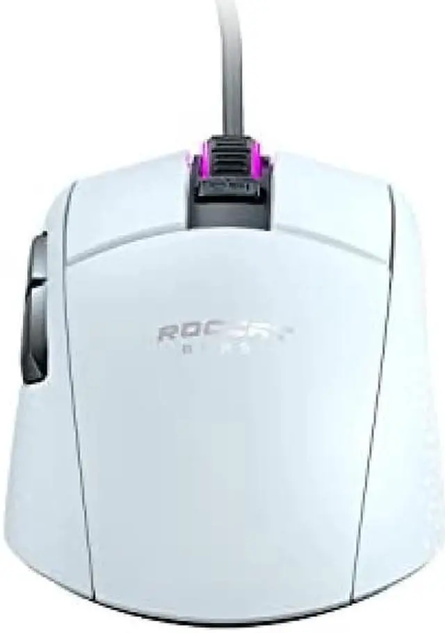 Alt view image 4 of 7 - ROCCAT Burst Core Ultralight Optical Core Gaming Mouse White Simple Package Brown Box Only (Lightweight 68g, Titan Switch Optical, Optical PixArt PMW3330 8500dpi, Internal Honeycomb Structure, Side Bu